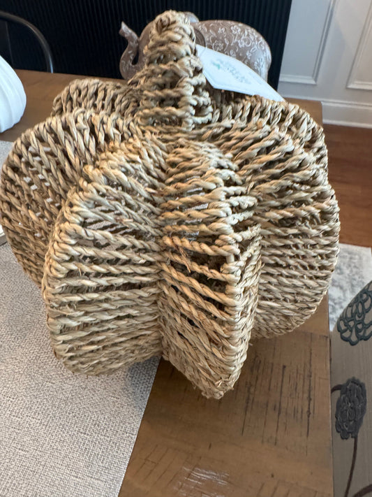 Costal Woven Pumpkin
