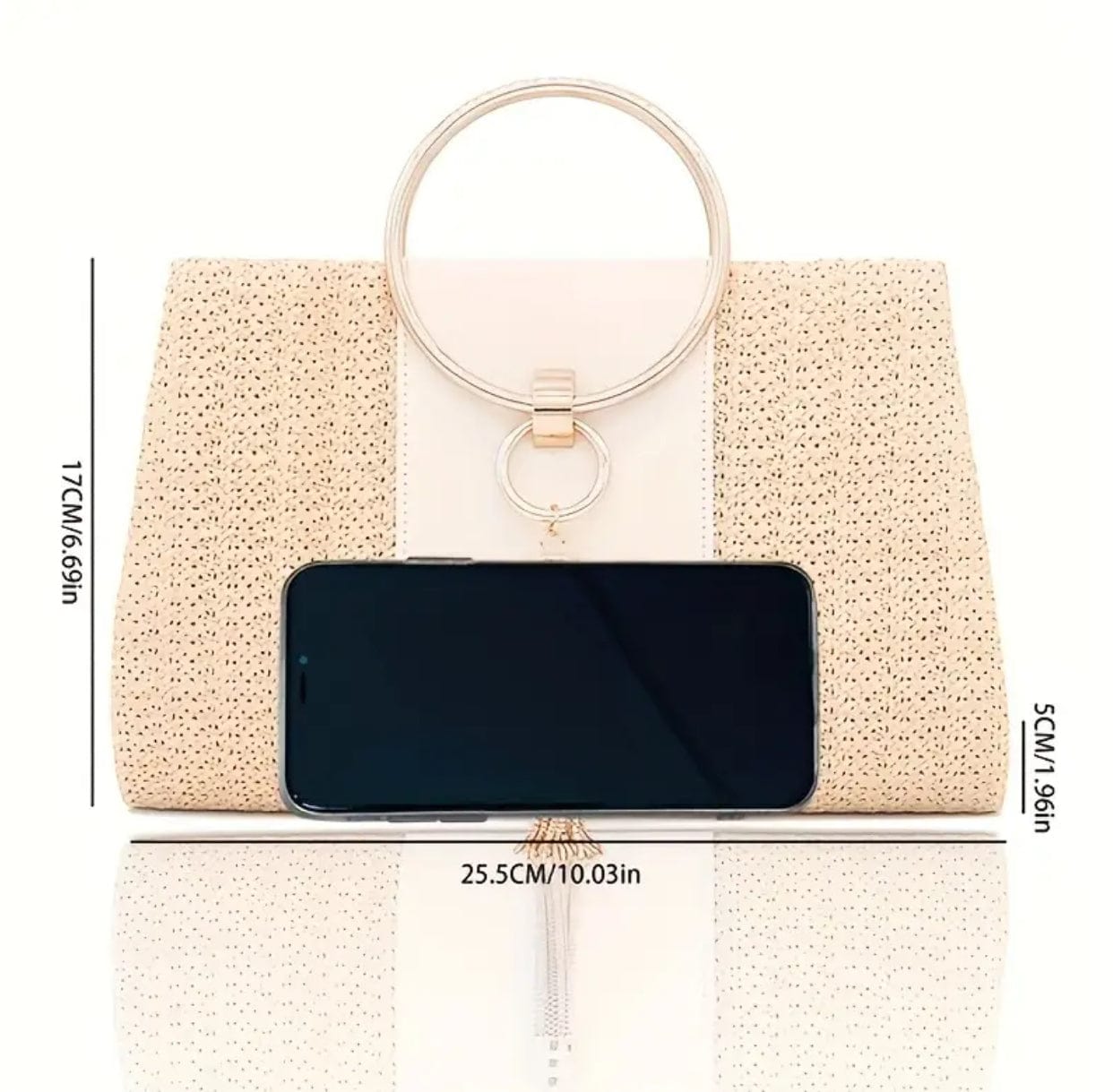 Woven Straw Purse