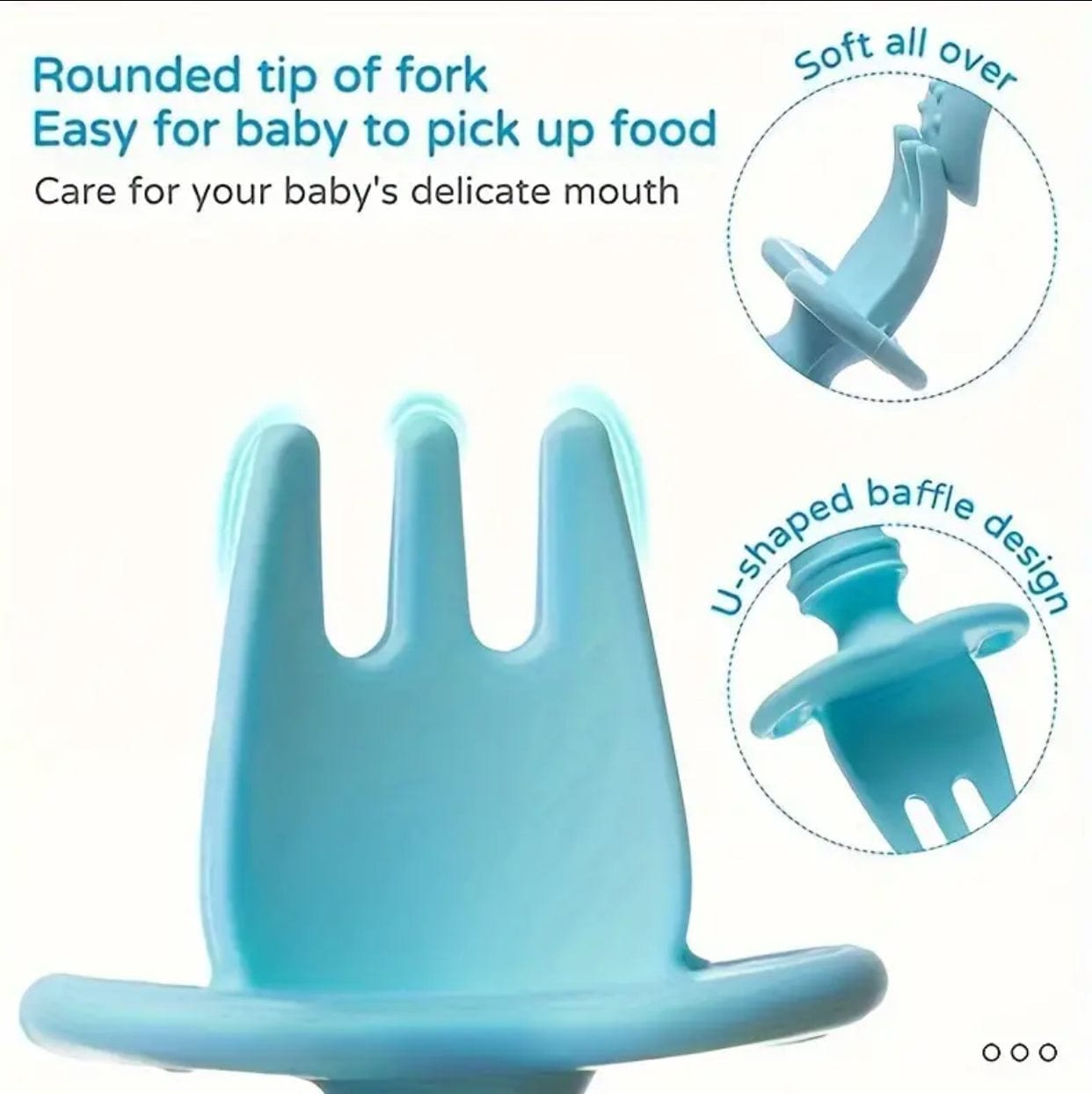 Silicone Spoon & Fork Set