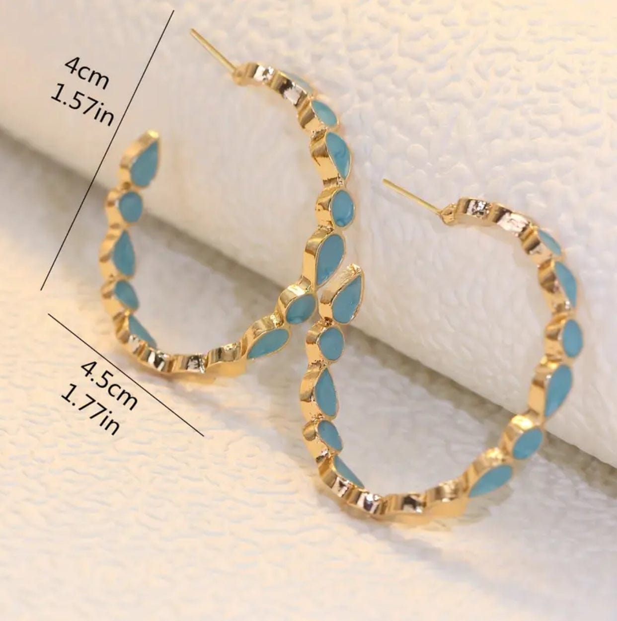 Blue Gemstone Earrings