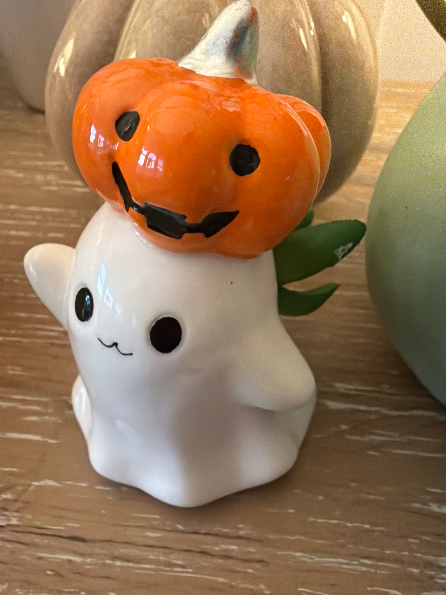 Small Ghost with Pumpkin