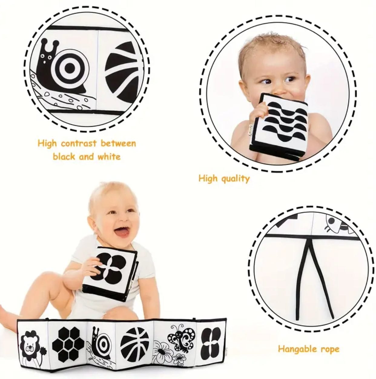 Soft Fabric Baby Book