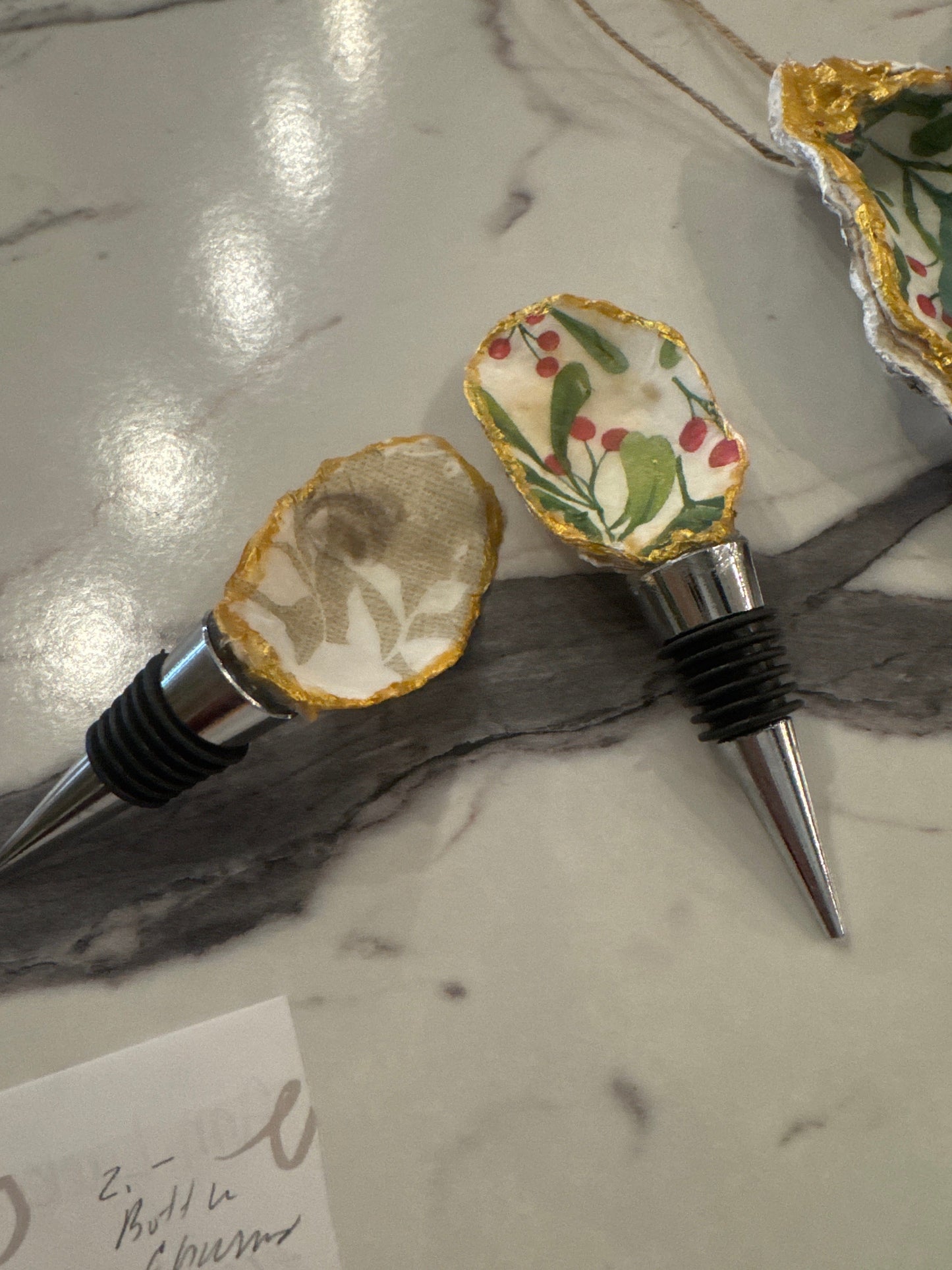 Medium Oyster Wine Bottle Stopper