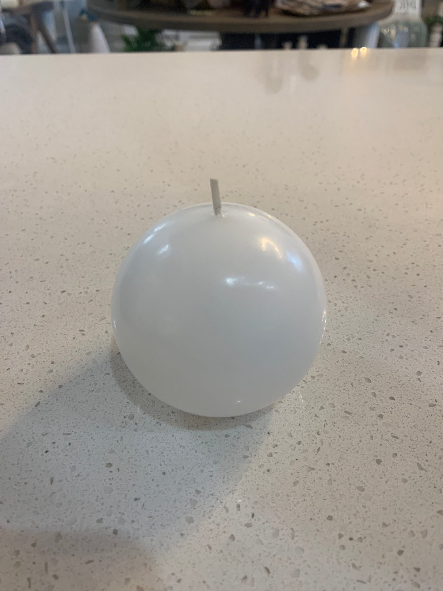 White Round Candle