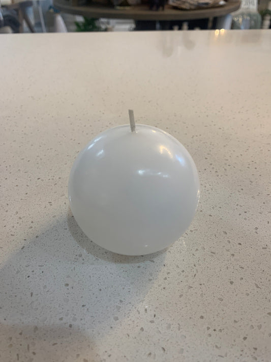 White Round Candle