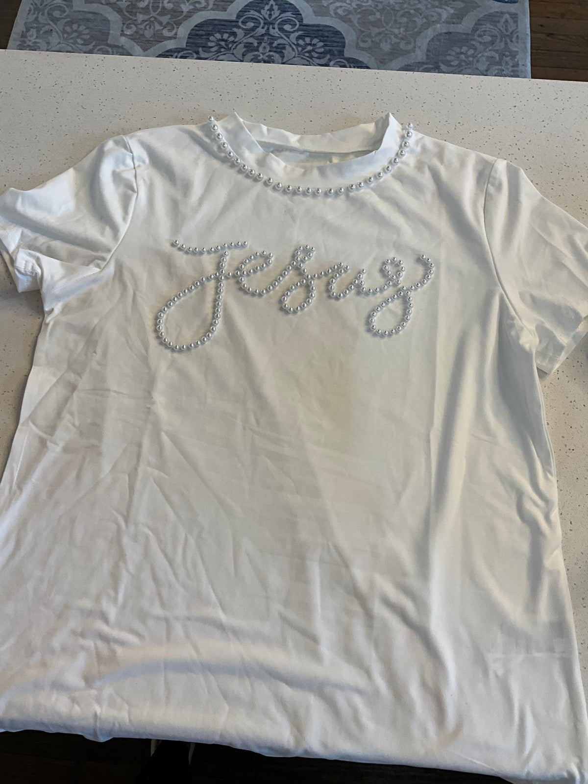 Women’s Jesus Pearl Shirt