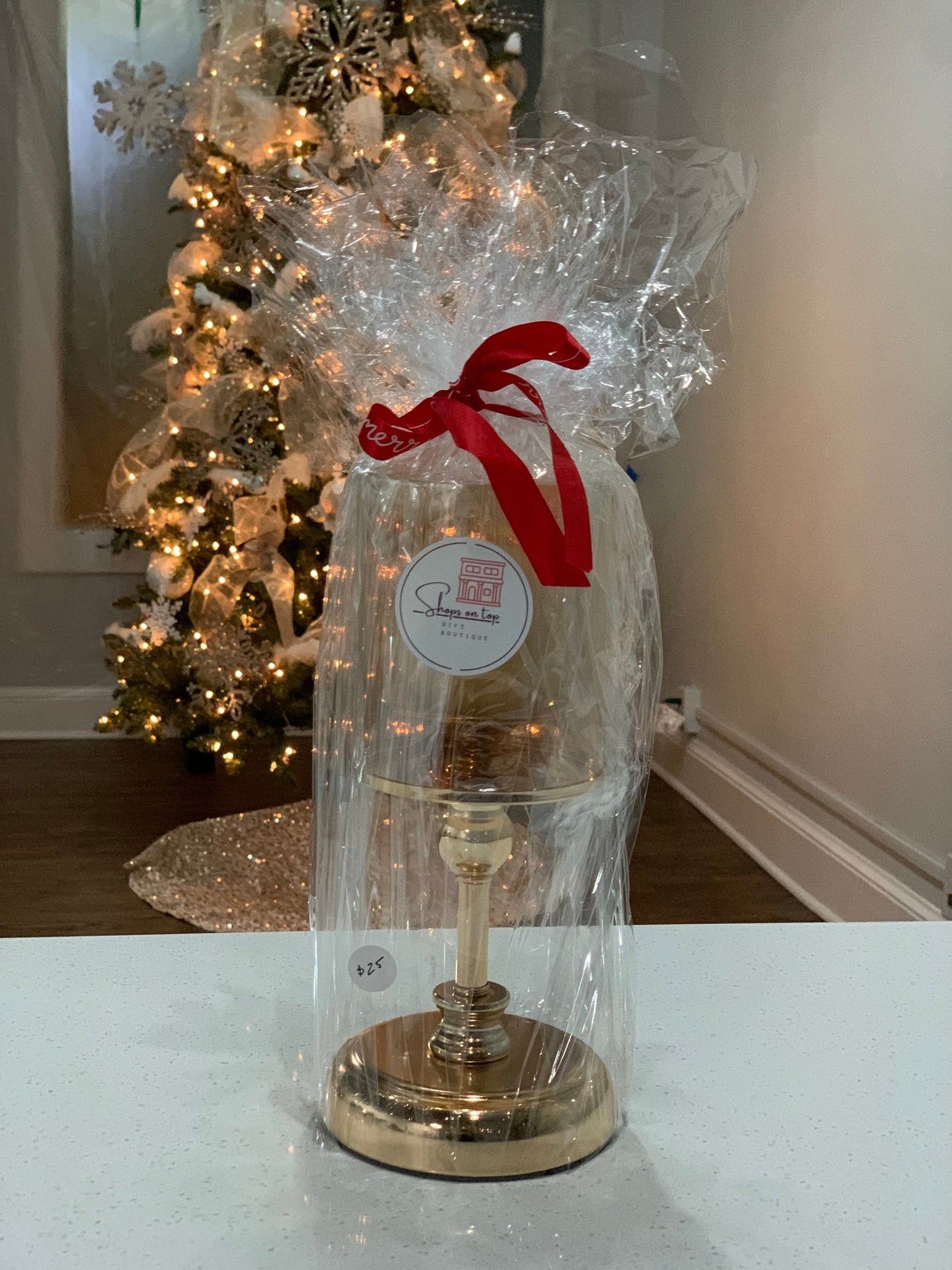 Christmas Candle Holder Gift Set