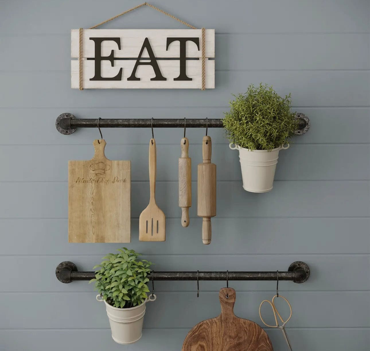 “EAT” Wood Sign