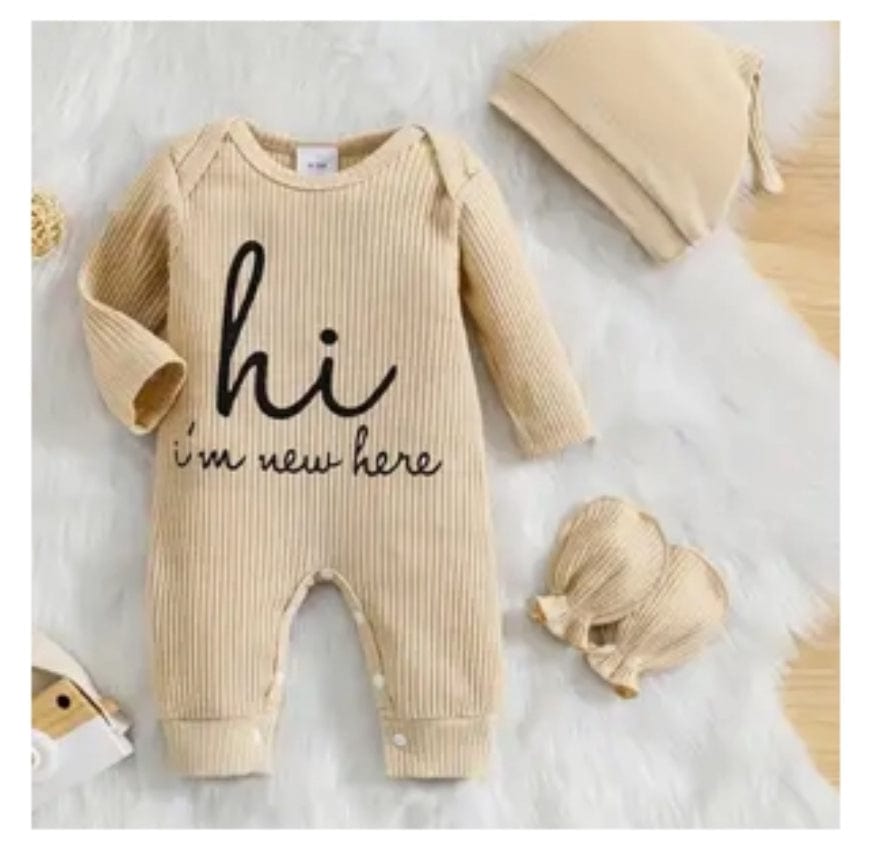hi I’m new here Infant Onesie