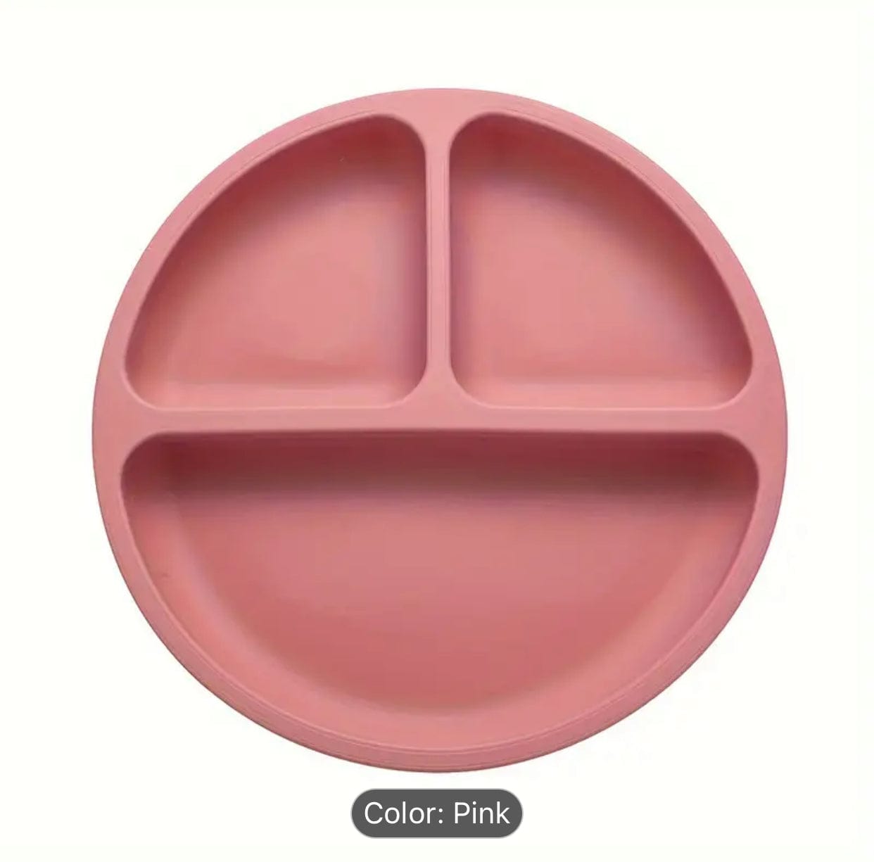 Silicone Baby Plate w/ Suction Cups