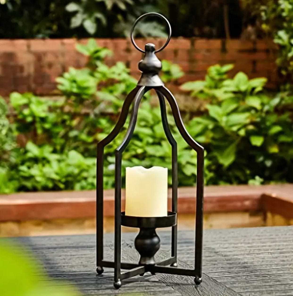 Modern Farmhouse Black Metal Decorative Lanterns
