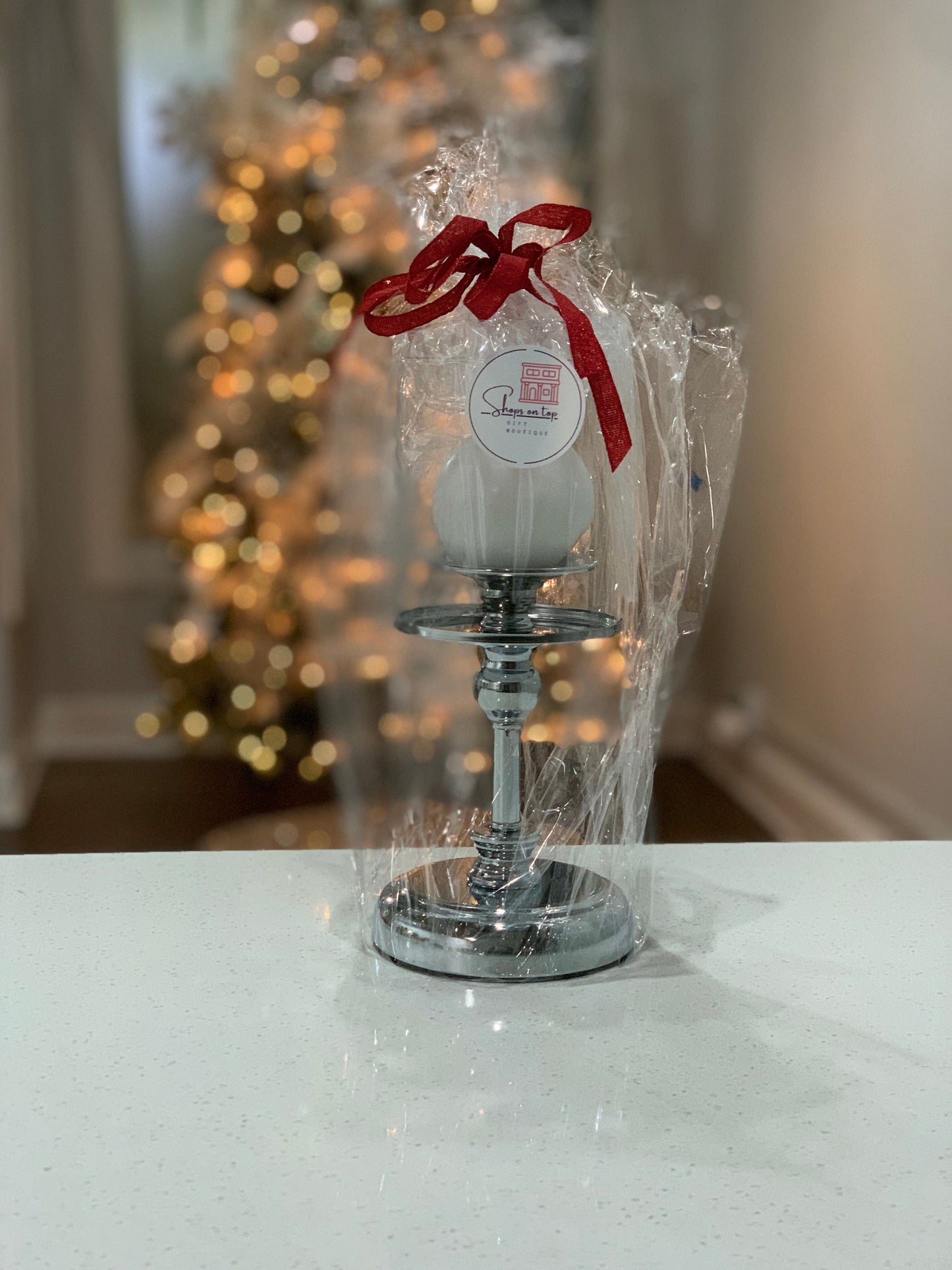 Christmas Candle Holder Gift Set