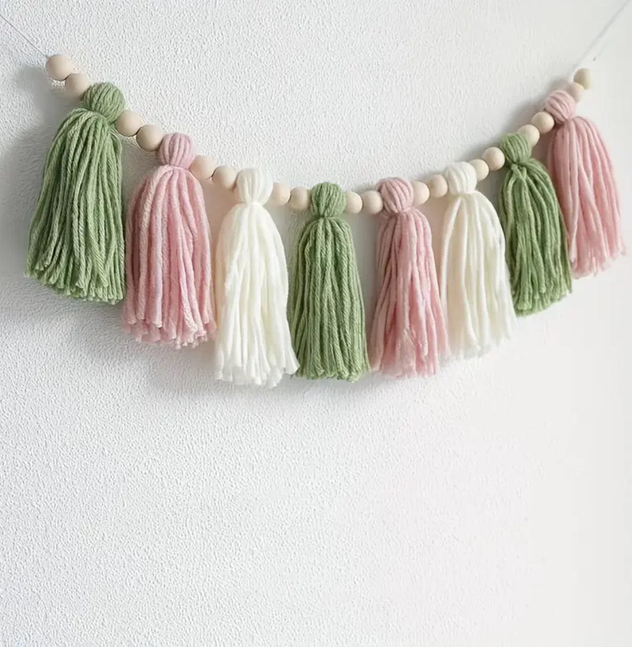 Wooden Beads and Tassels