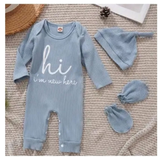 hi I’m new here Infant Onesie