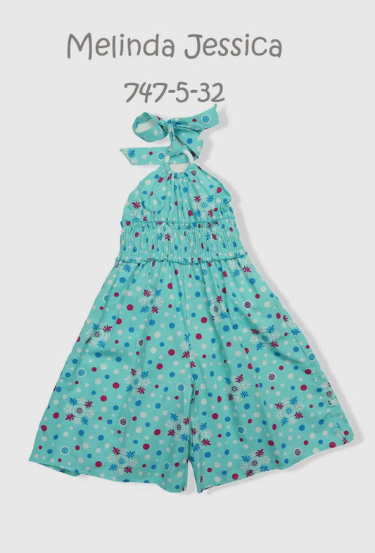 Halter Bell-Bottom Jumper for Toddlers and Girls