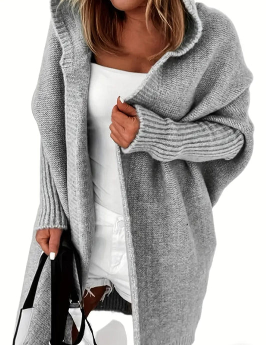 Knitted Cardigan w/ Hood