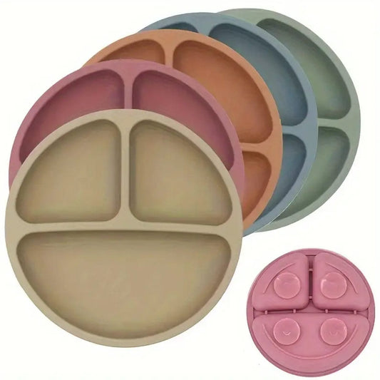Silicone Baby Plate w/ Suction Cups