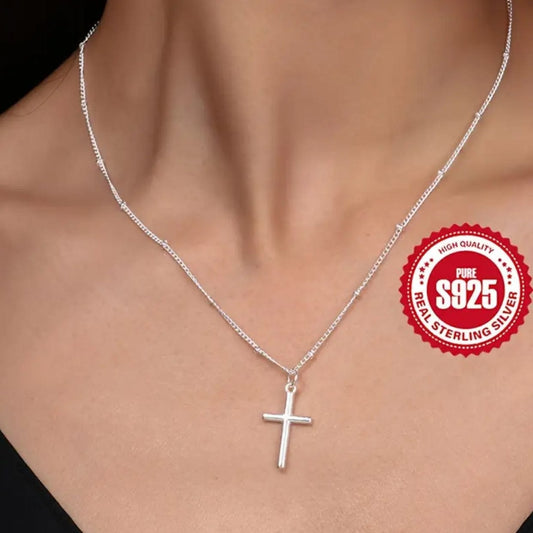 Sterling Silver Cross Nevklace