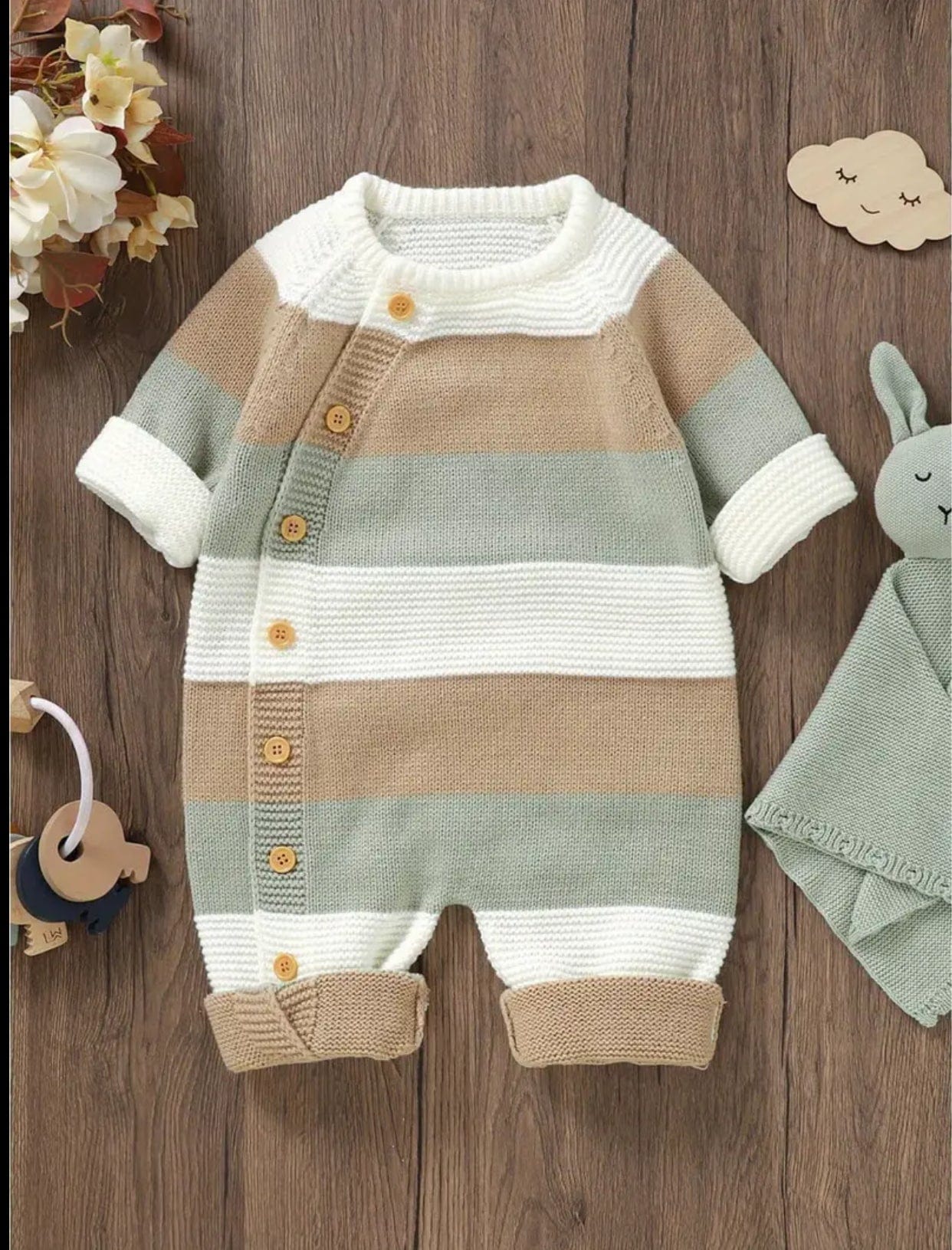 Baby Sweater Romper