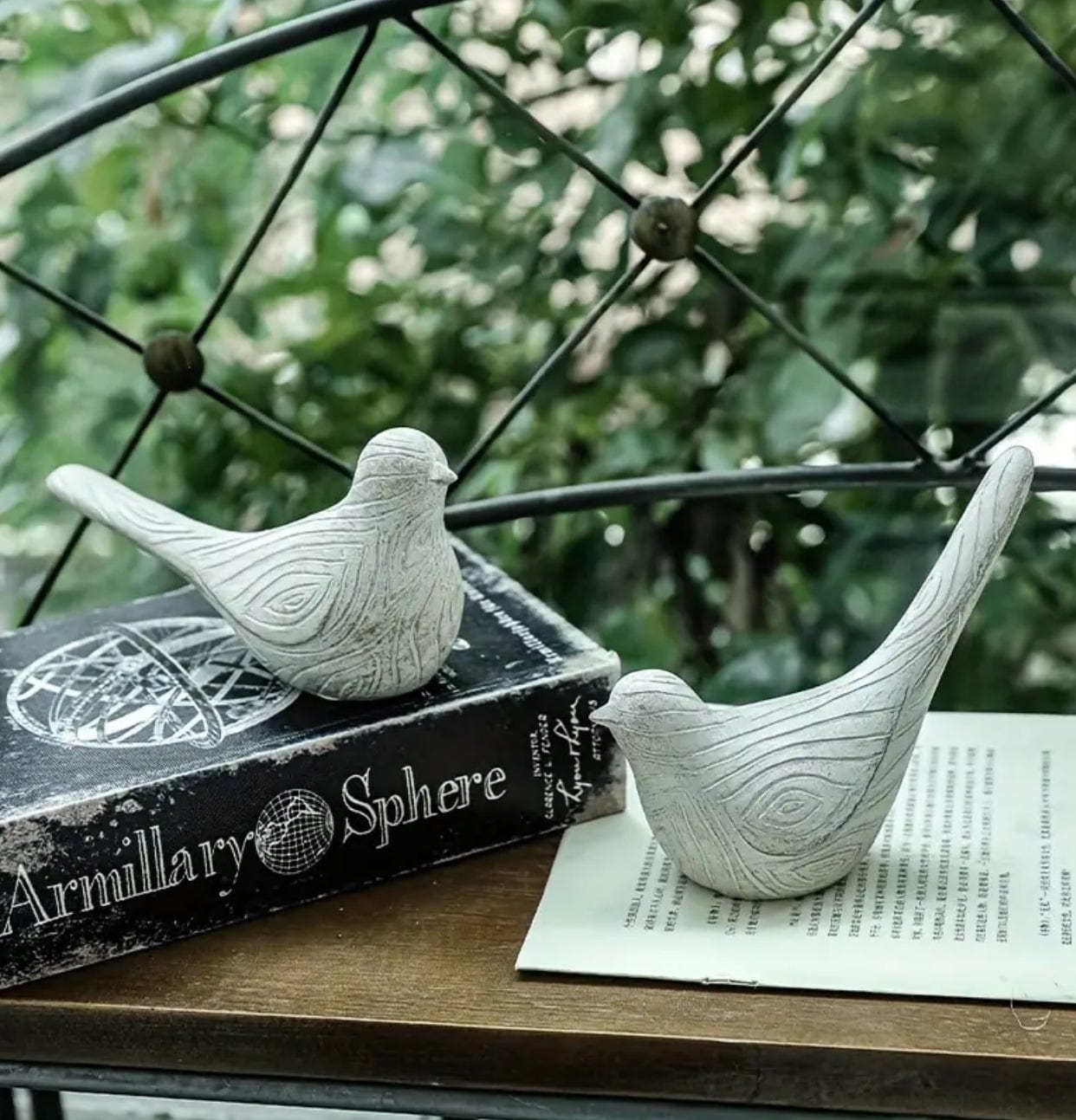 5” Decorative Bird Figures - Resin