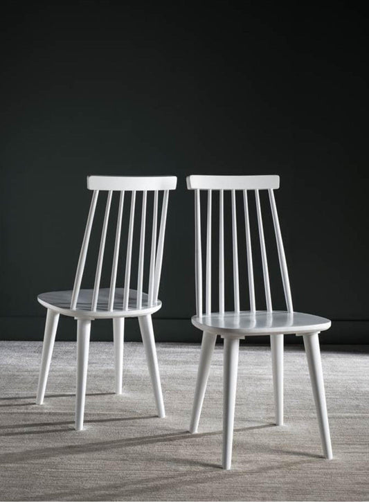Farmhouse White Spindle Chair