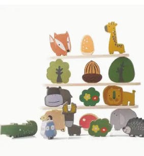 Wooden Animal Stacking Toys