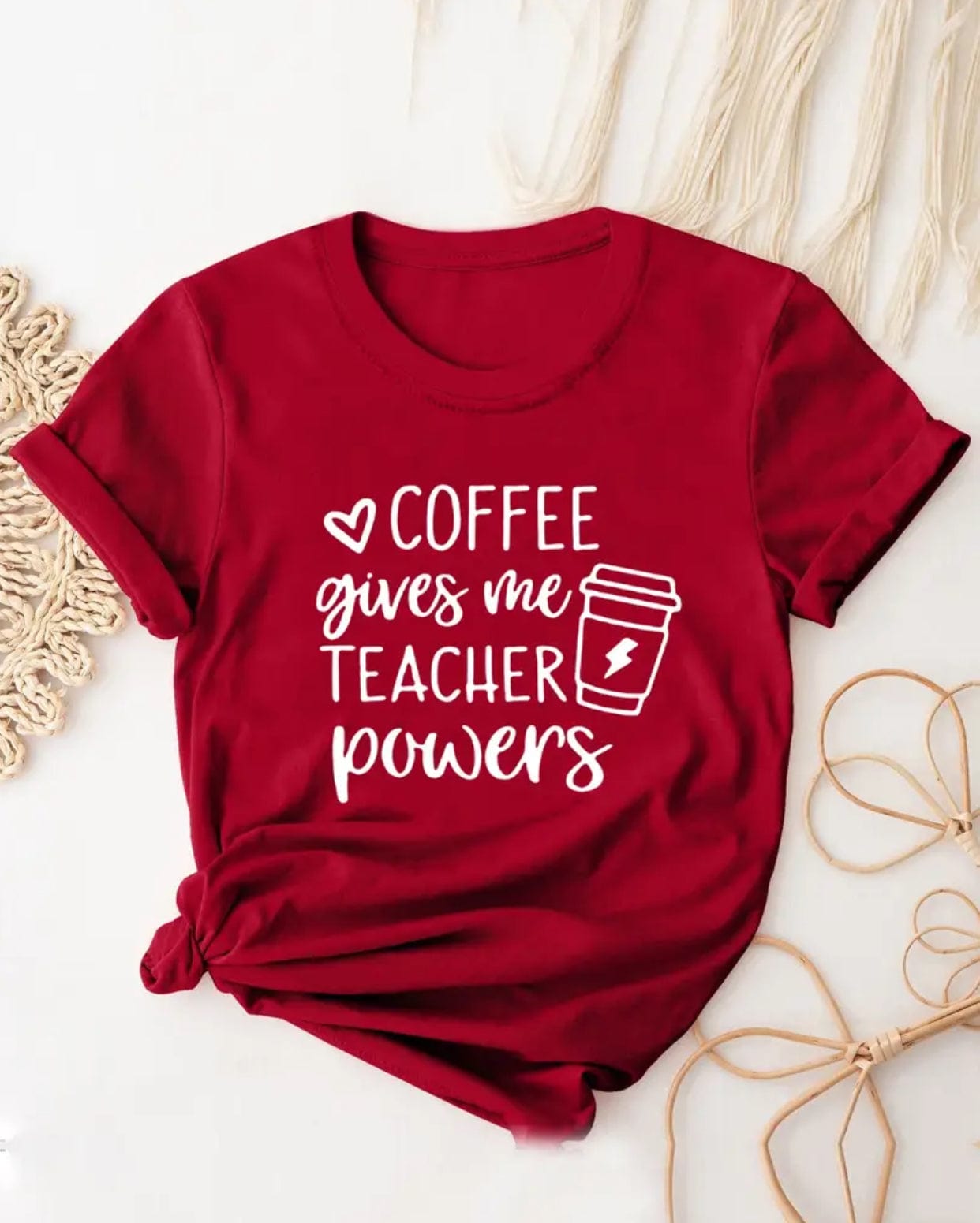 Coffee Gives Me Teacher Powers T-Shirt
