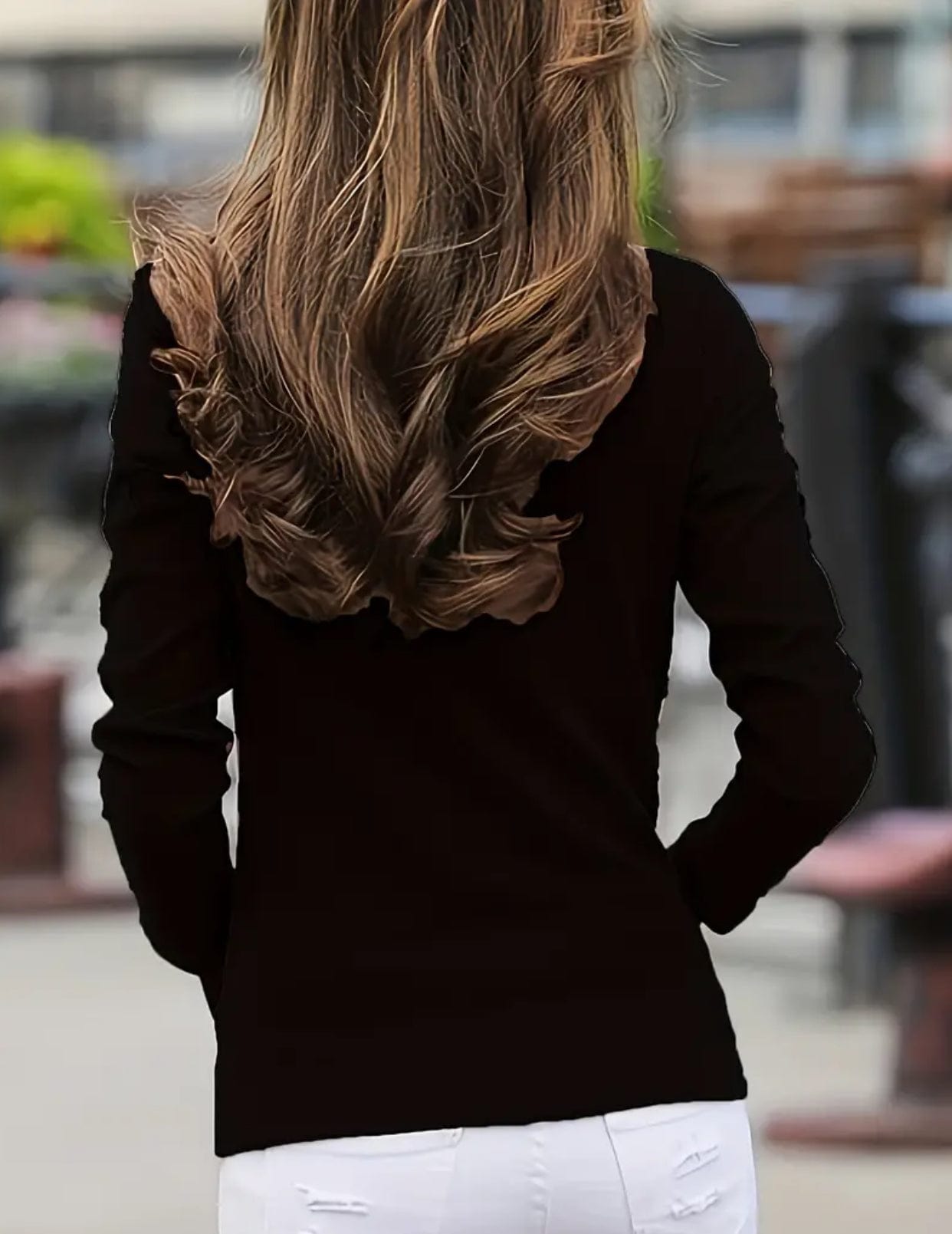 Solid Slim Long Sleeve Turtleneck