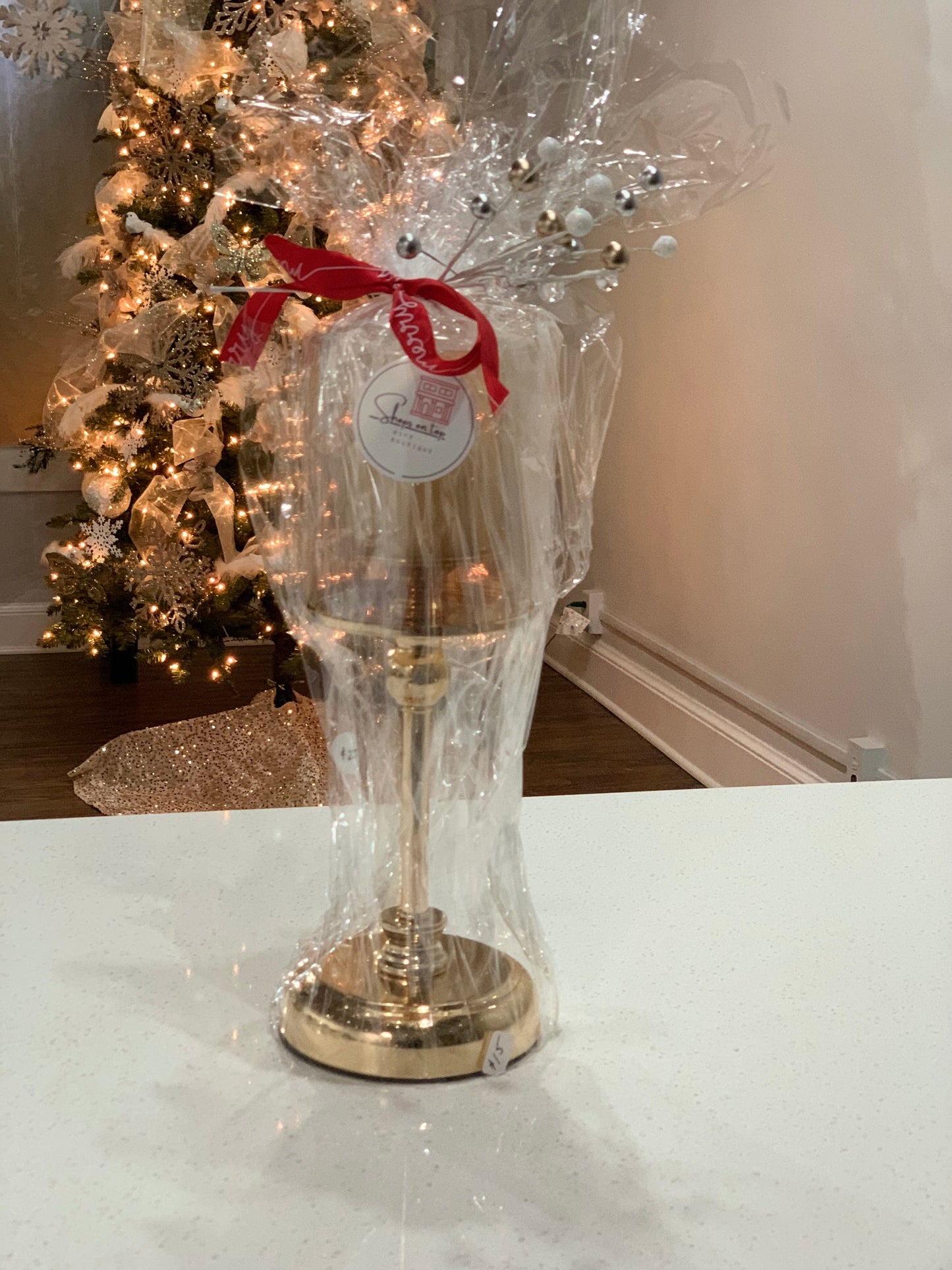 Christmas Candle Holder Gift Set