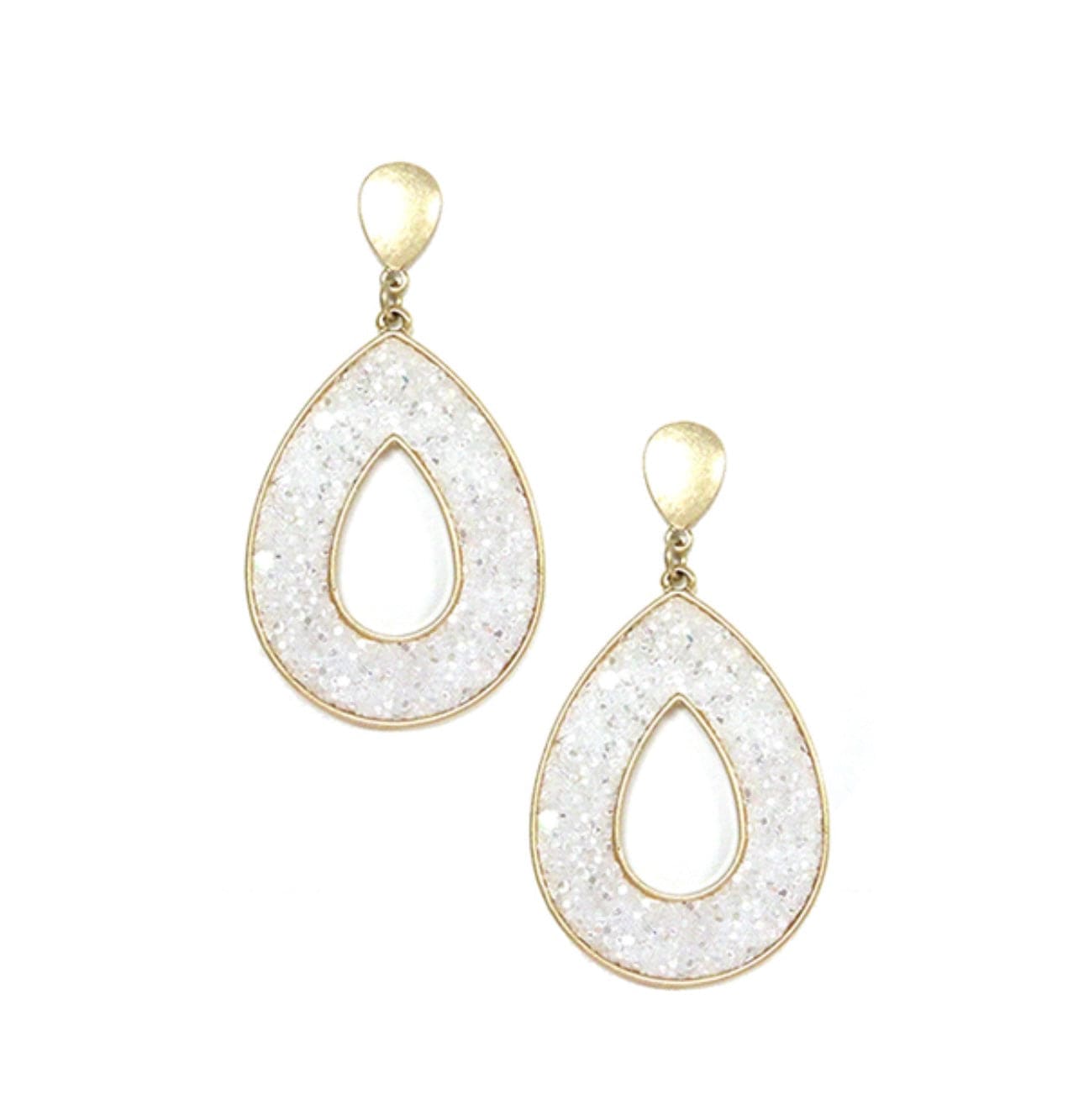 Hollow Radiance SS Earrings