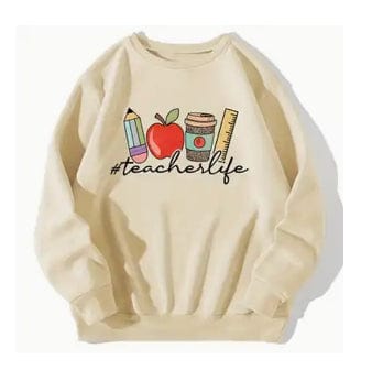 Teacher Life Loose Sweatshirt