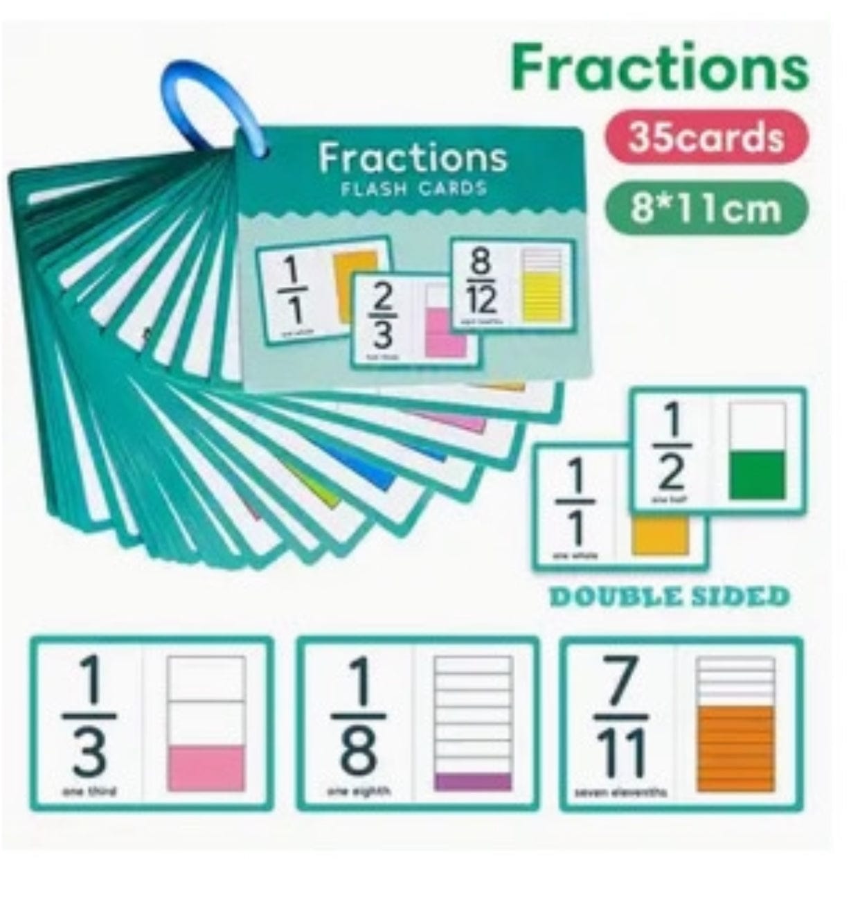 Fractions Flash Cards