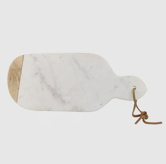 White Marble Cheese Board