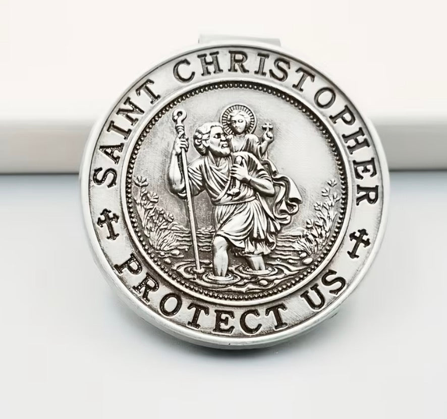 St. Christopher Visor Clip
