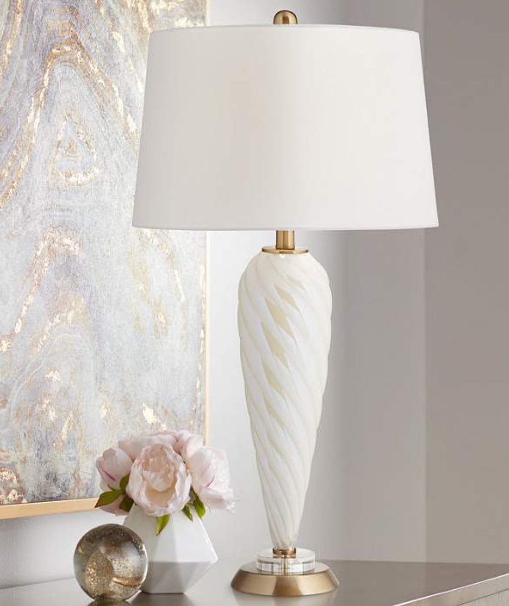 High Pearl Glass Lamp