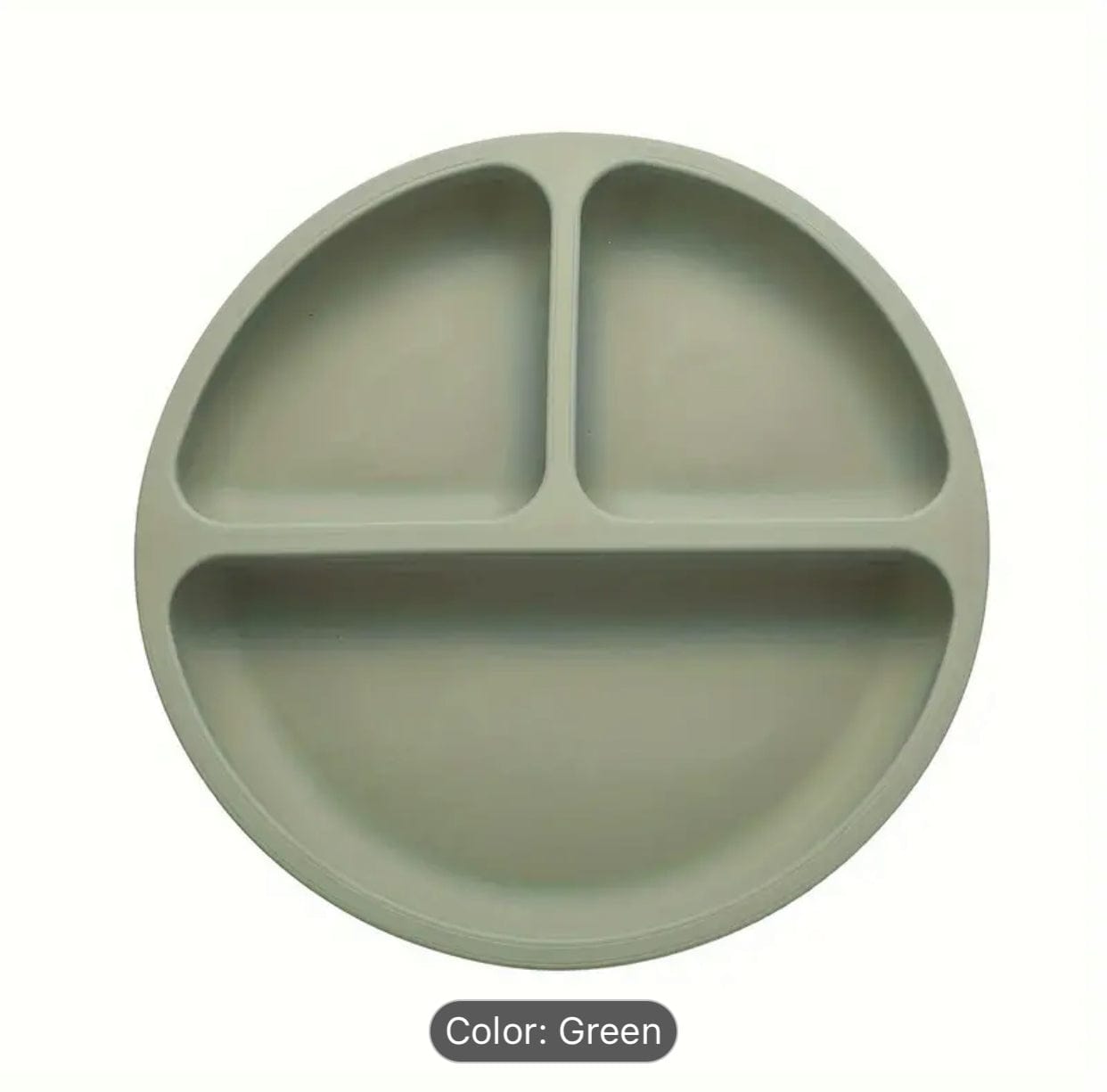 Silicone Baby Plate w/ Suction Cups