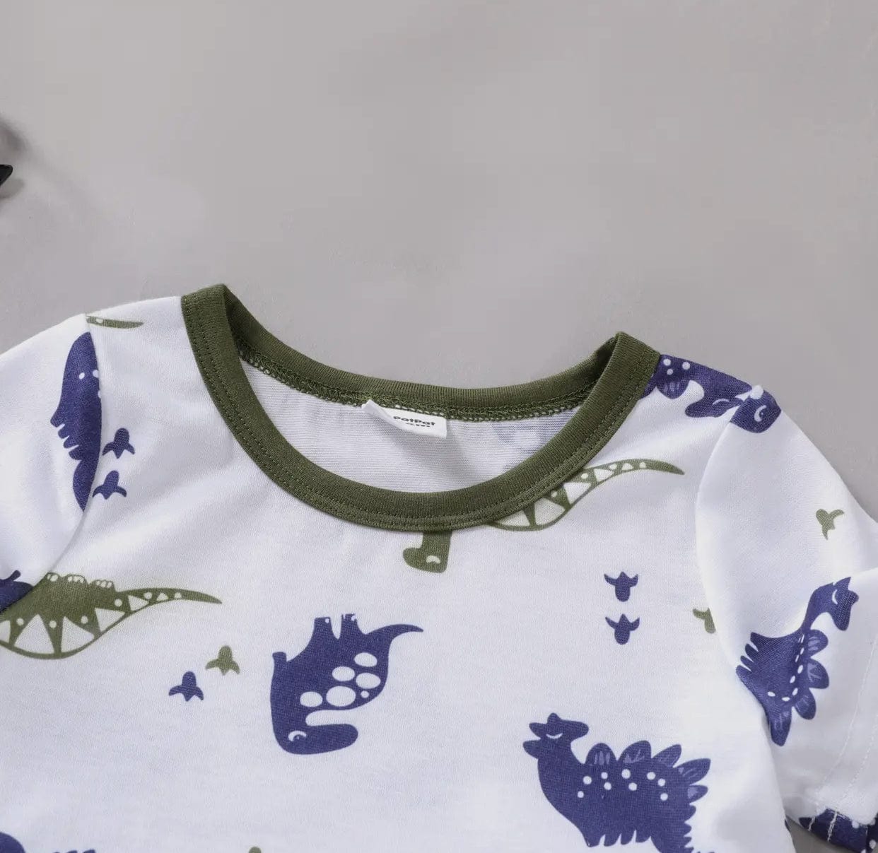 2pc All Over Dinosaur Tee & Shorts Set