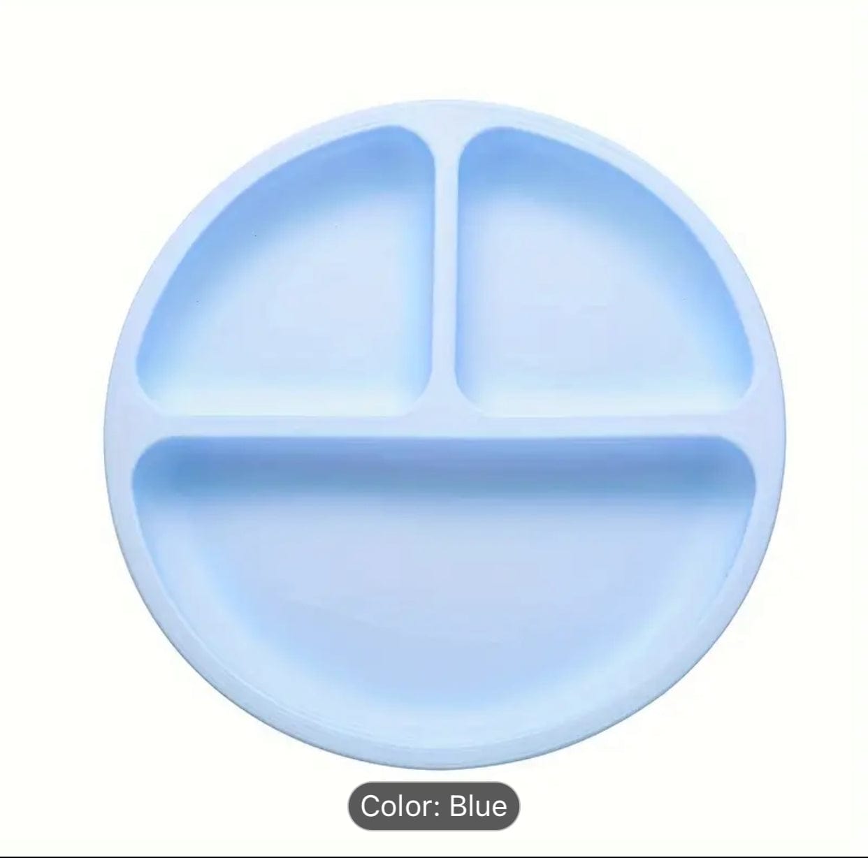 Silicone Baby Plate w/ Suction Cups