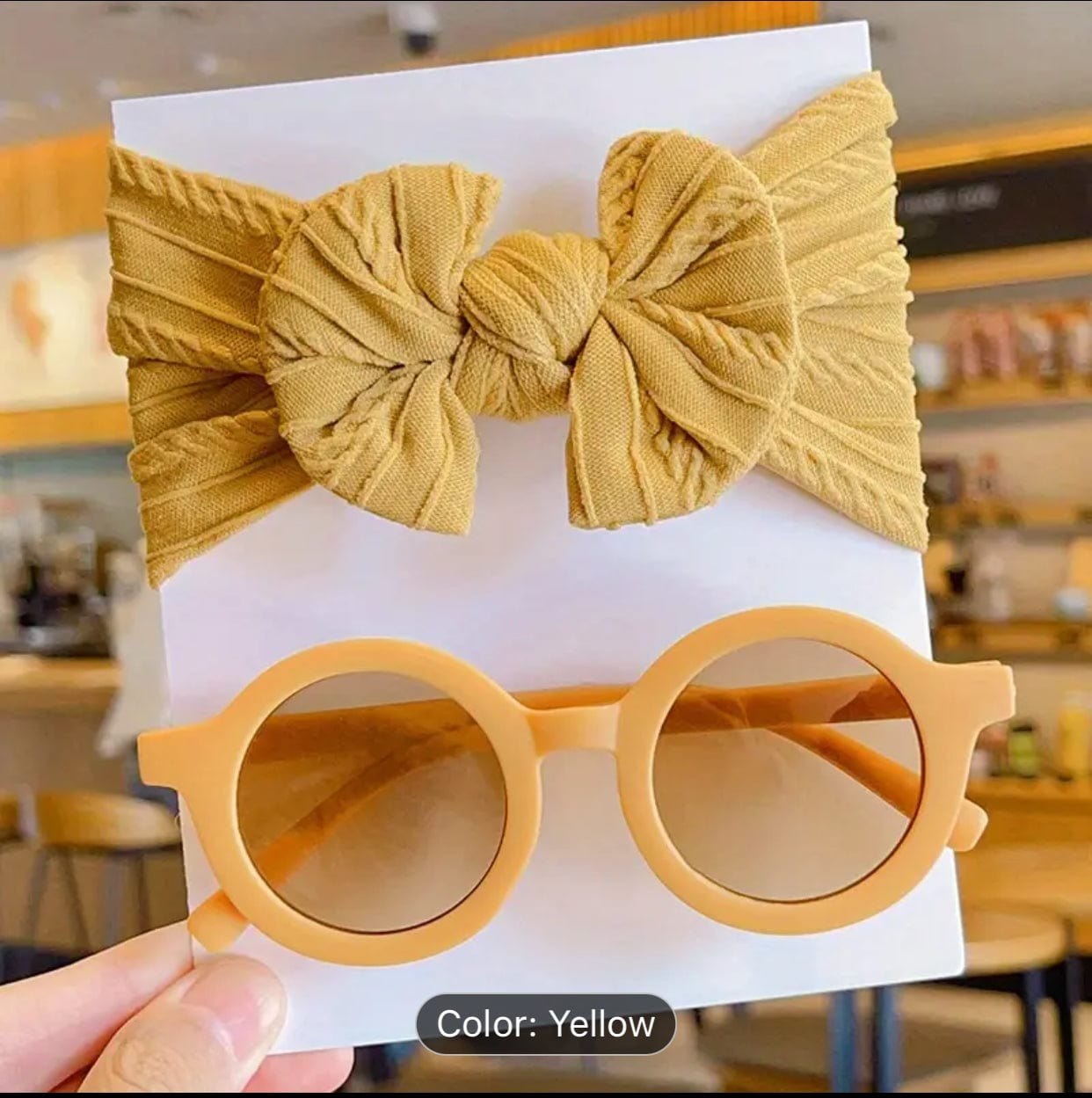 Sunglasses and Headband Set