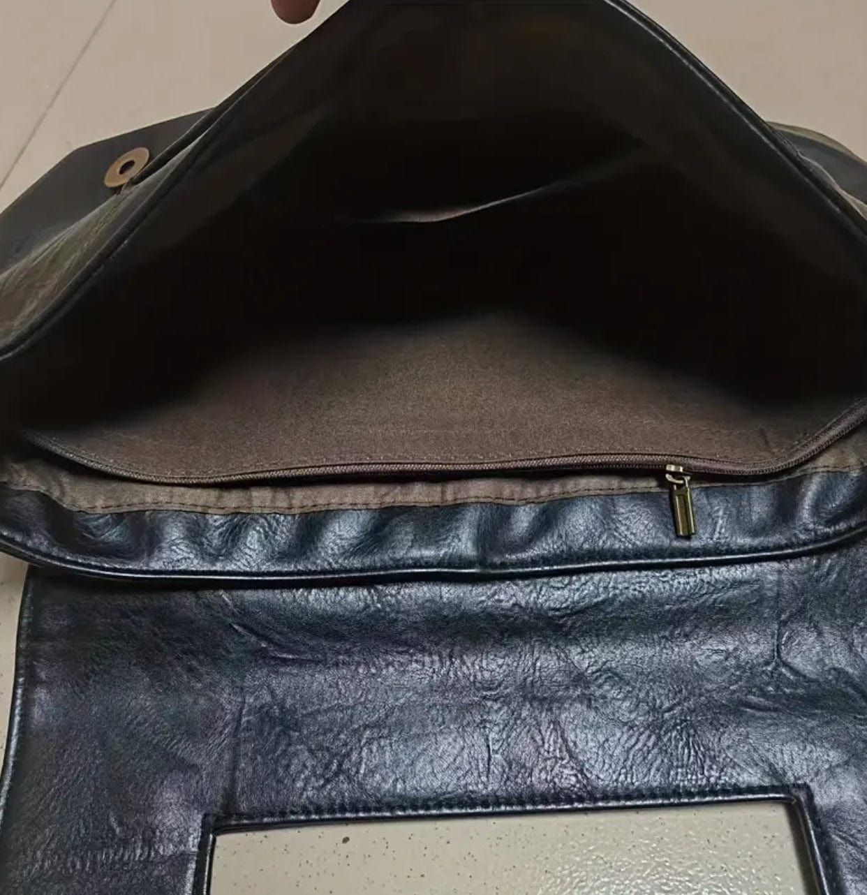 Large Retro PU Leather Clutch