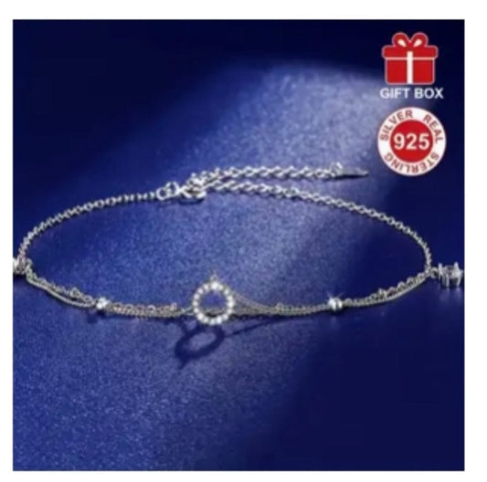 Sterling Silver w/ Hoop