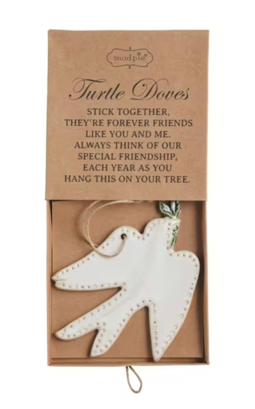 Turtle Dove Ornament