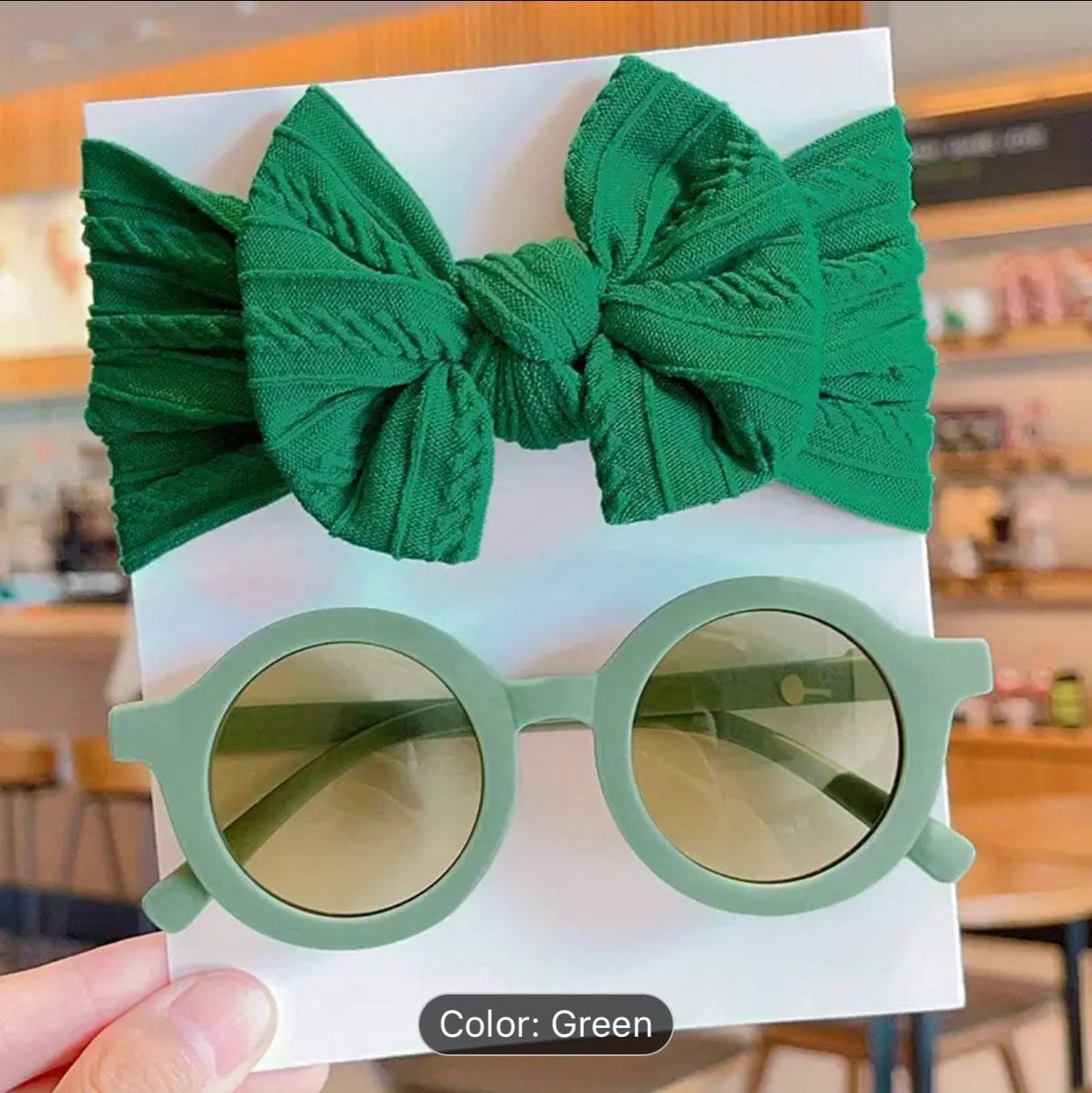 Sunglasses and Headband Set