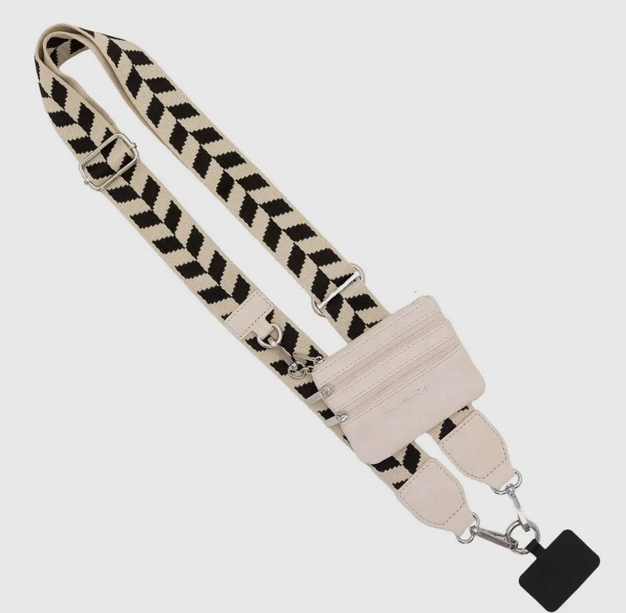Clip & Go Crossbody Strap w/ Zippered Pouch