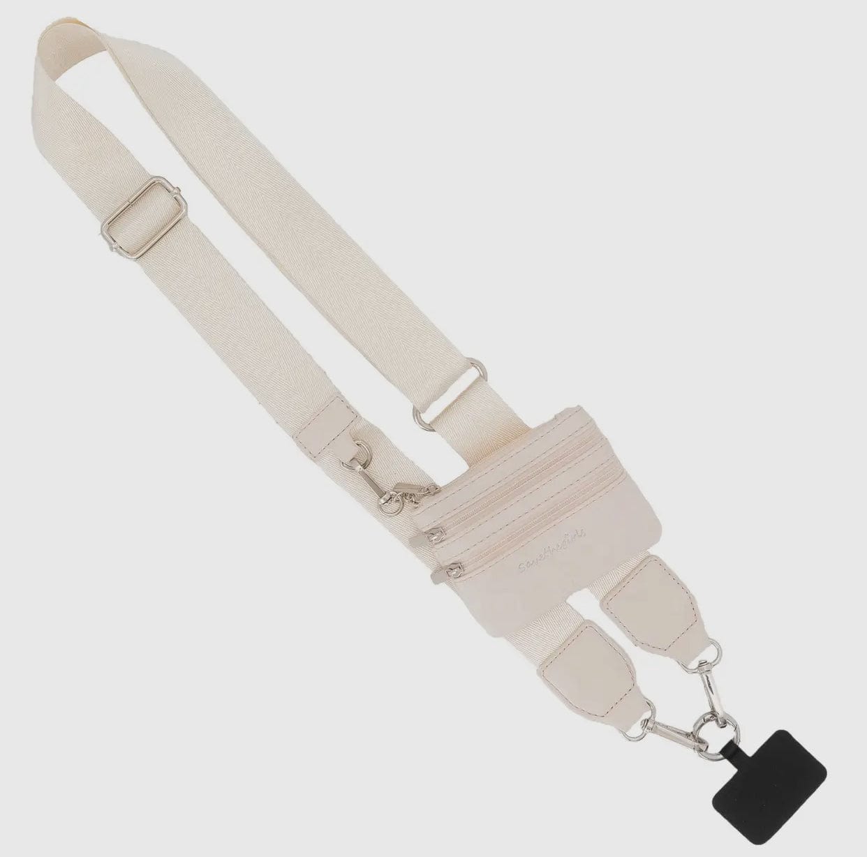 Clip & Go Crossbody Strap w/ Zippered Pouch