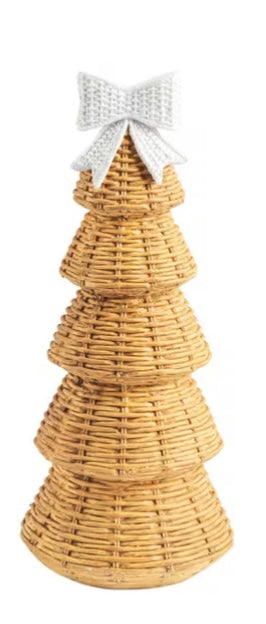 Med Resin Wicker Tree