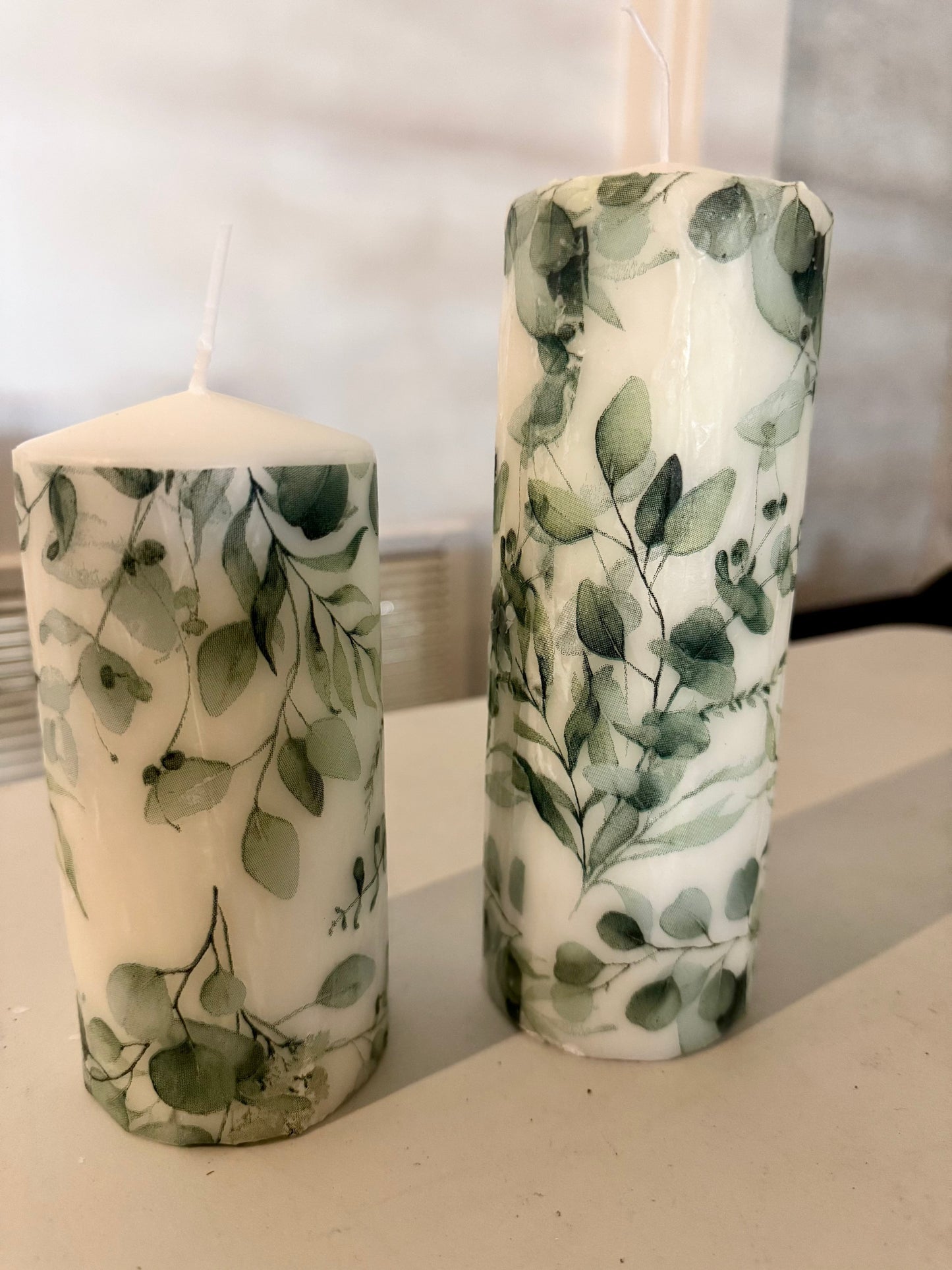 Greenery Hodgepodge 8 inch candle