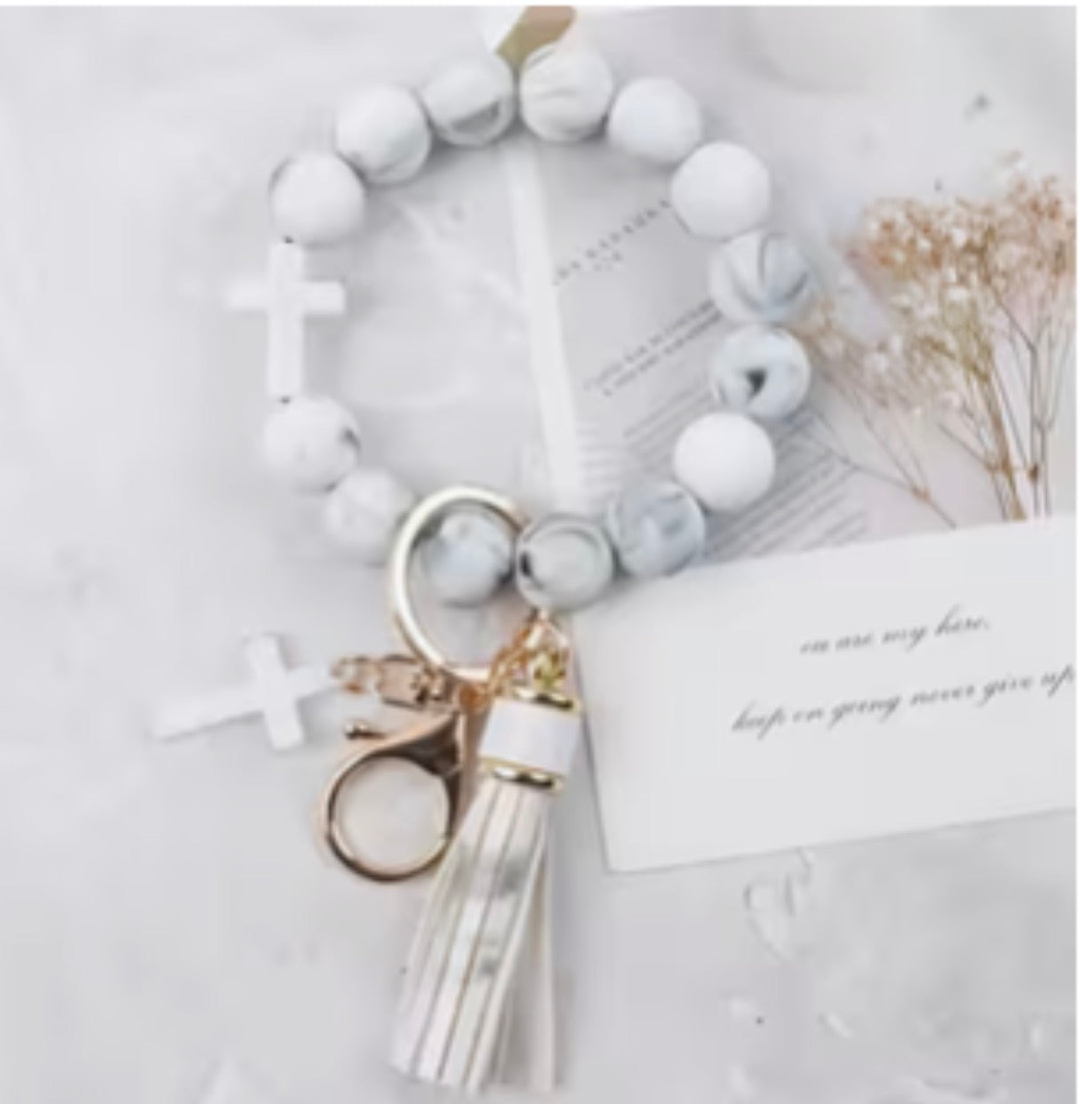 Faith Wrist Keychain