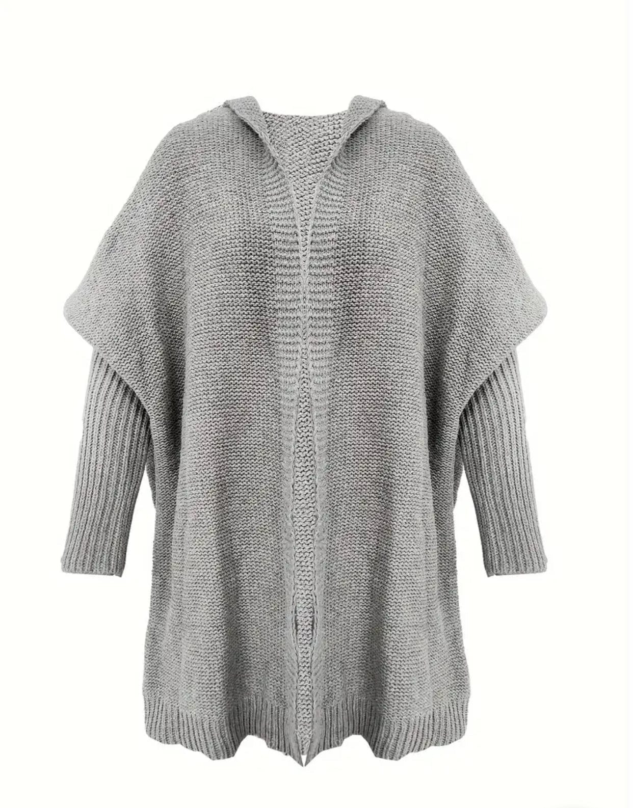 Knitted Cardigan w/ Hood