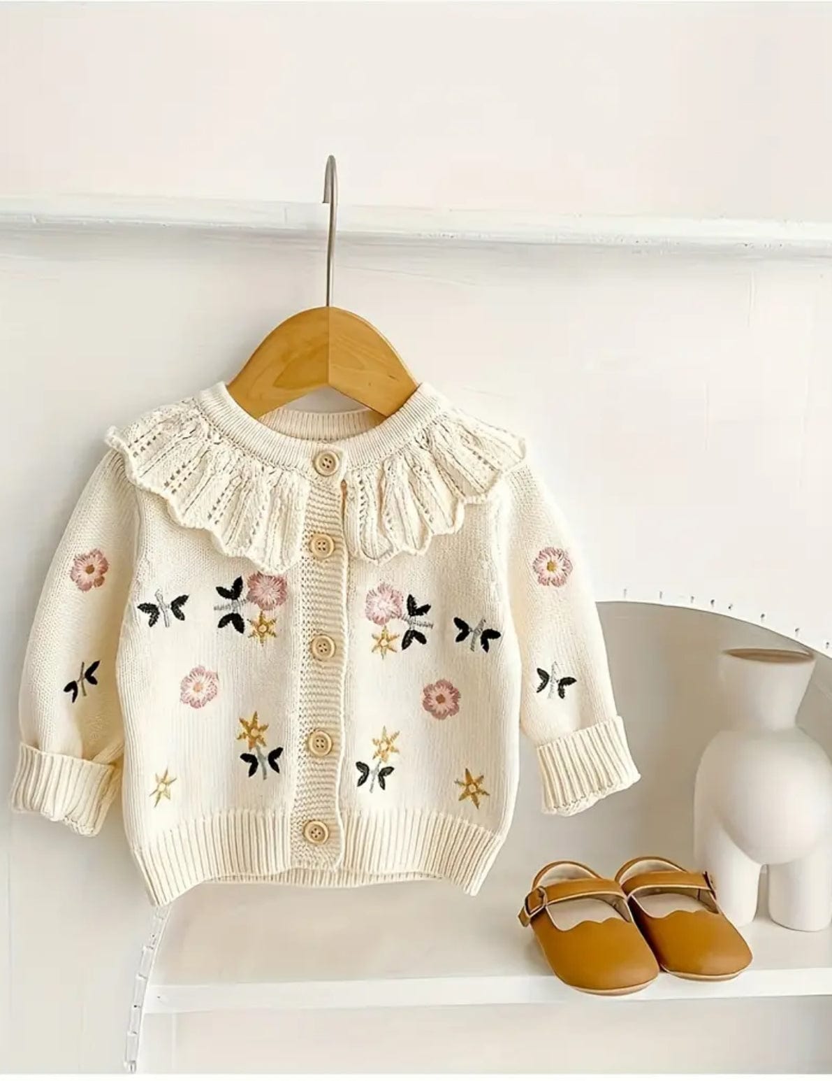 Floral Knit Cardigan for Baby Girls